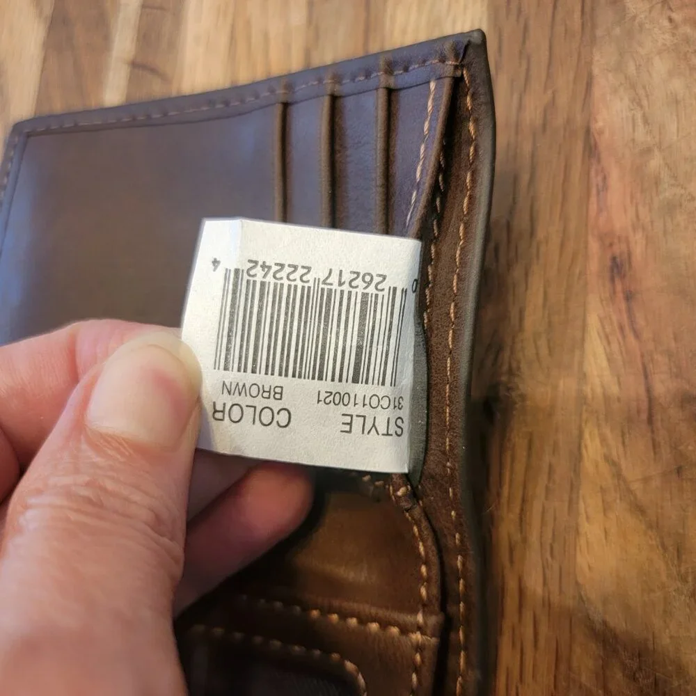 Columbia RFID Extra Capacity Trifold Wallet - Brown